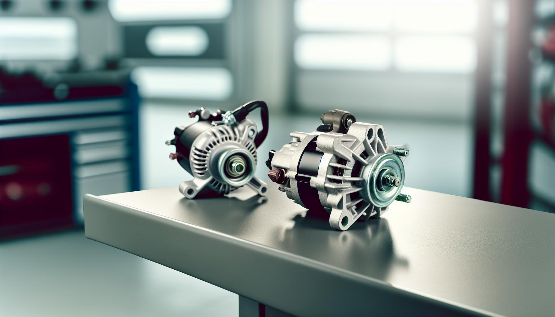 Comparativa: Arrancador vs Alternador