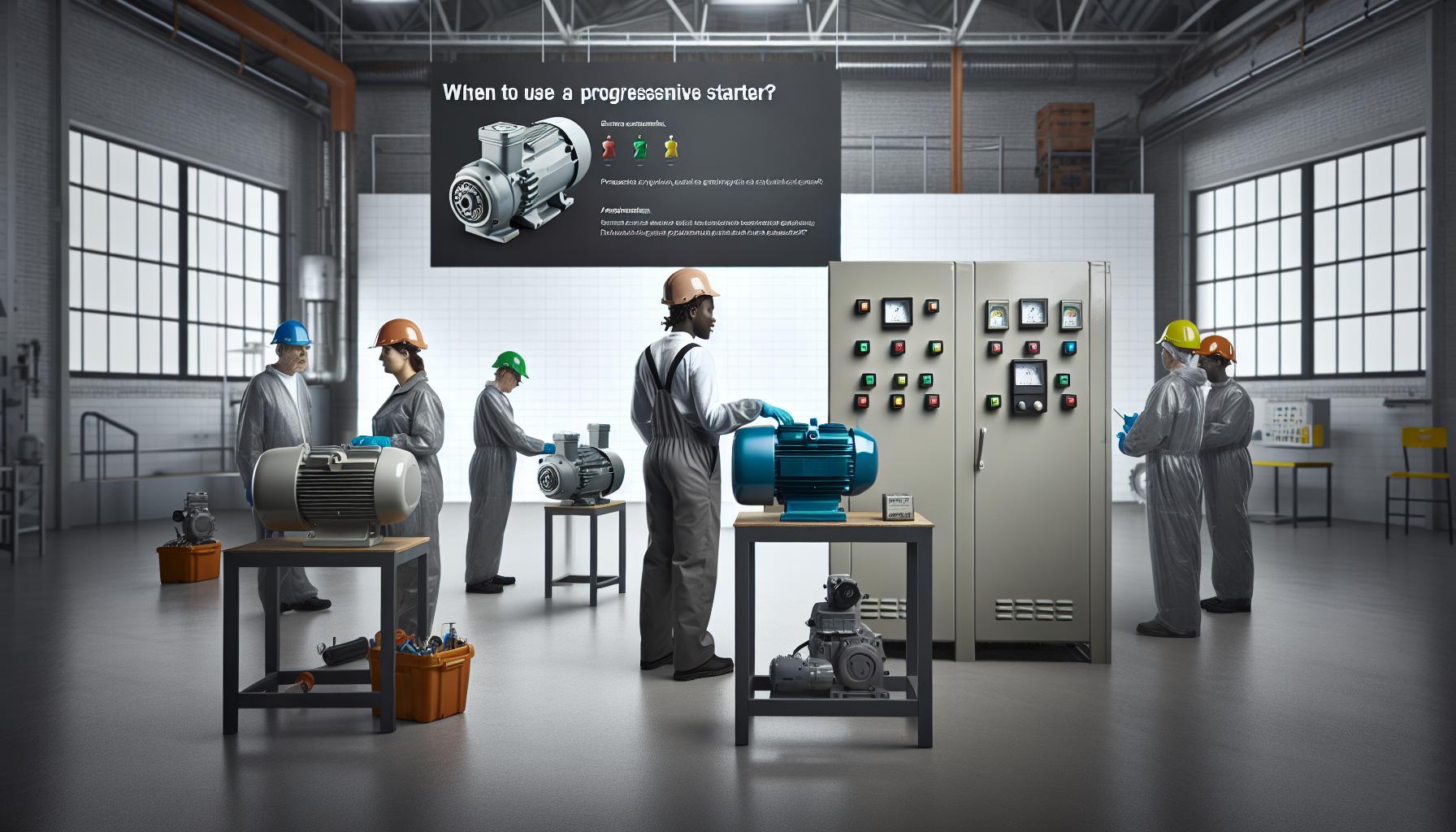 Cuándo Utilizar un Arrancador Progresivo en tu Industria