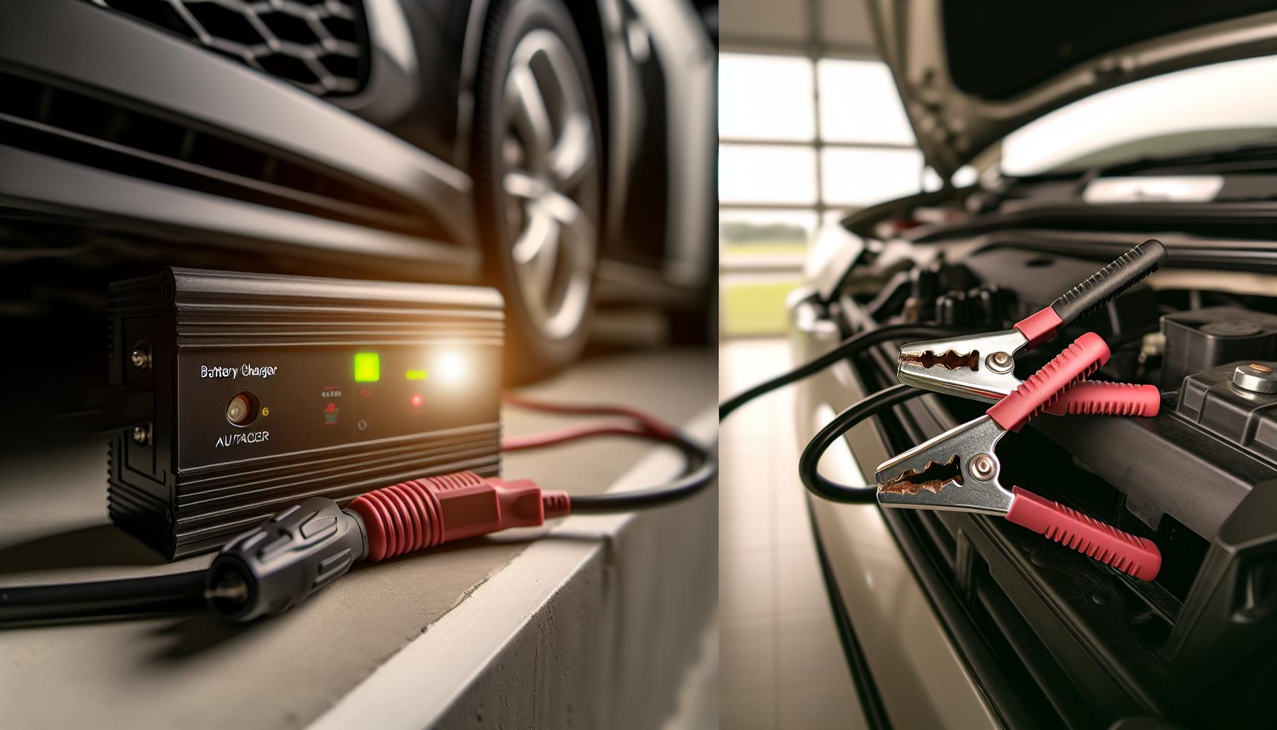 Diferencias Clave: Cargador vs Arrancador de Batería