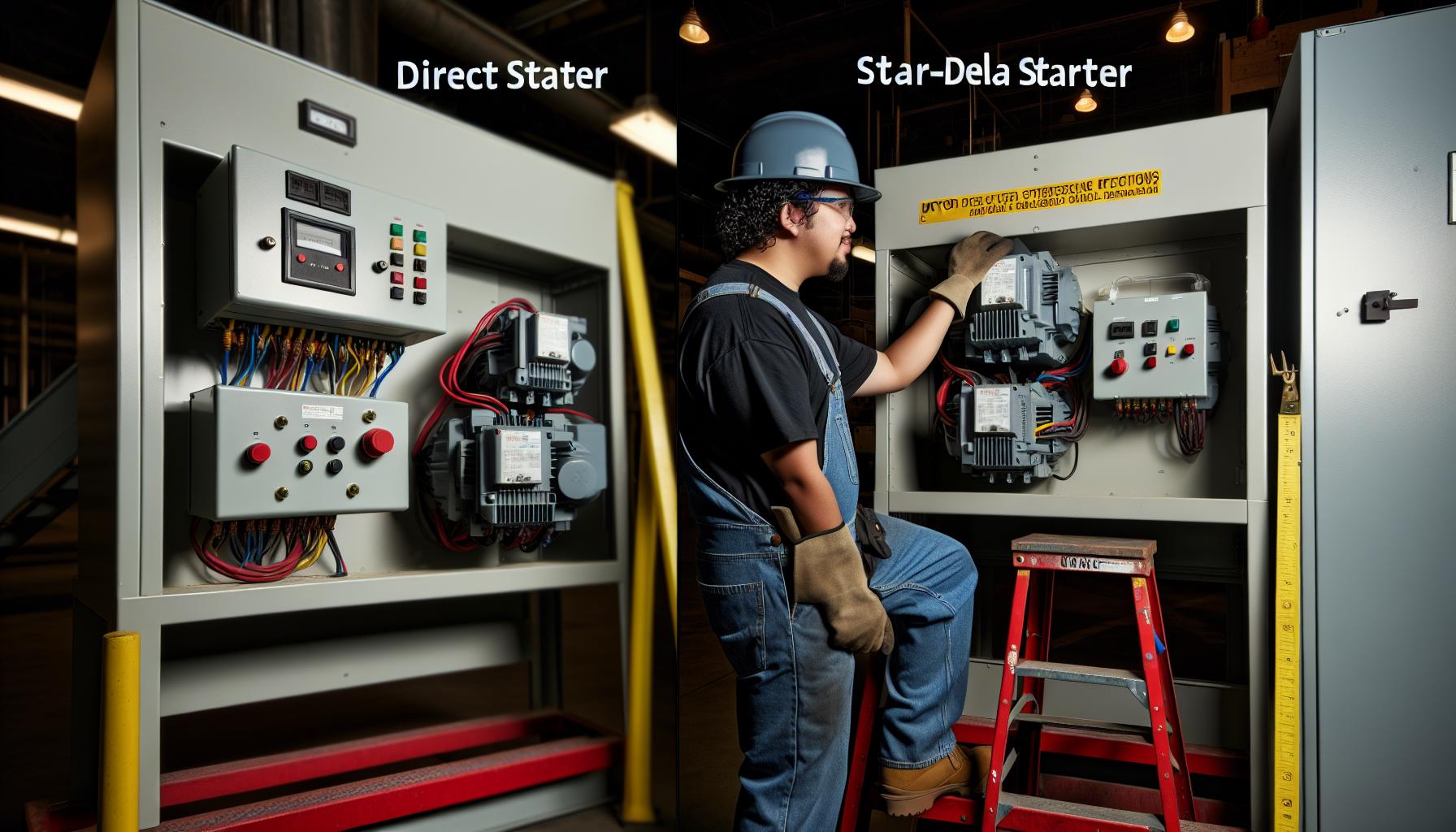 Diferencia Entre Arrancador Directo y Estrella-Triángulo 1 Diferencias Clave entre Arrancador Directo y Estrella-Triángulo
