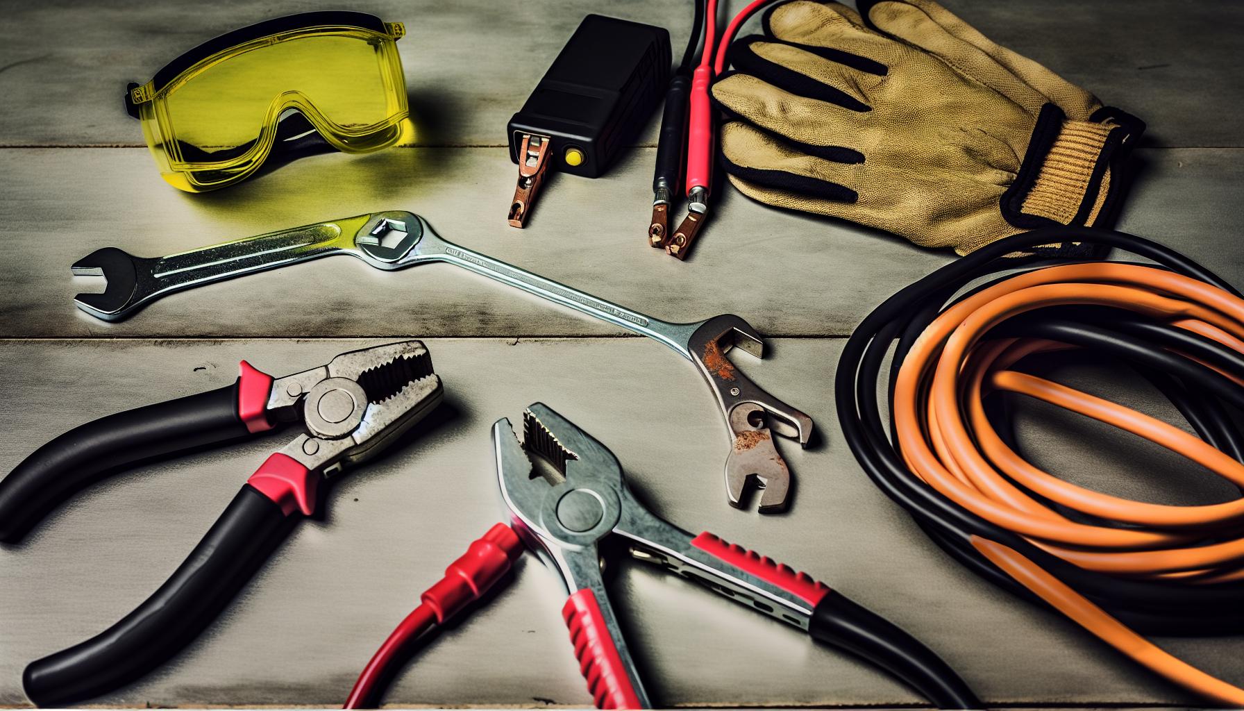 Herramientas necesarias para cargar un arrancador