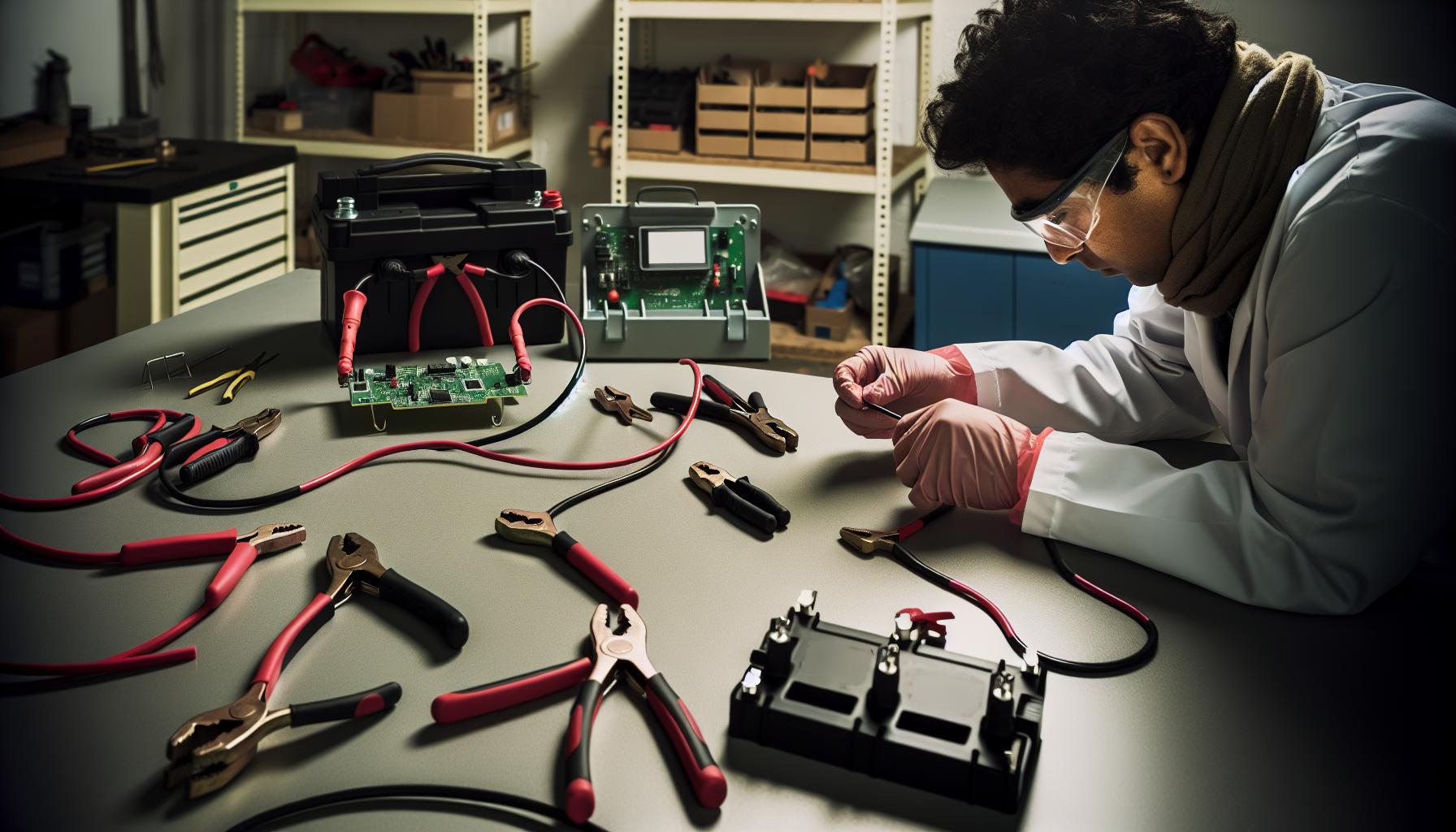 Pasos para Ensamblar el Arrancador de Batería