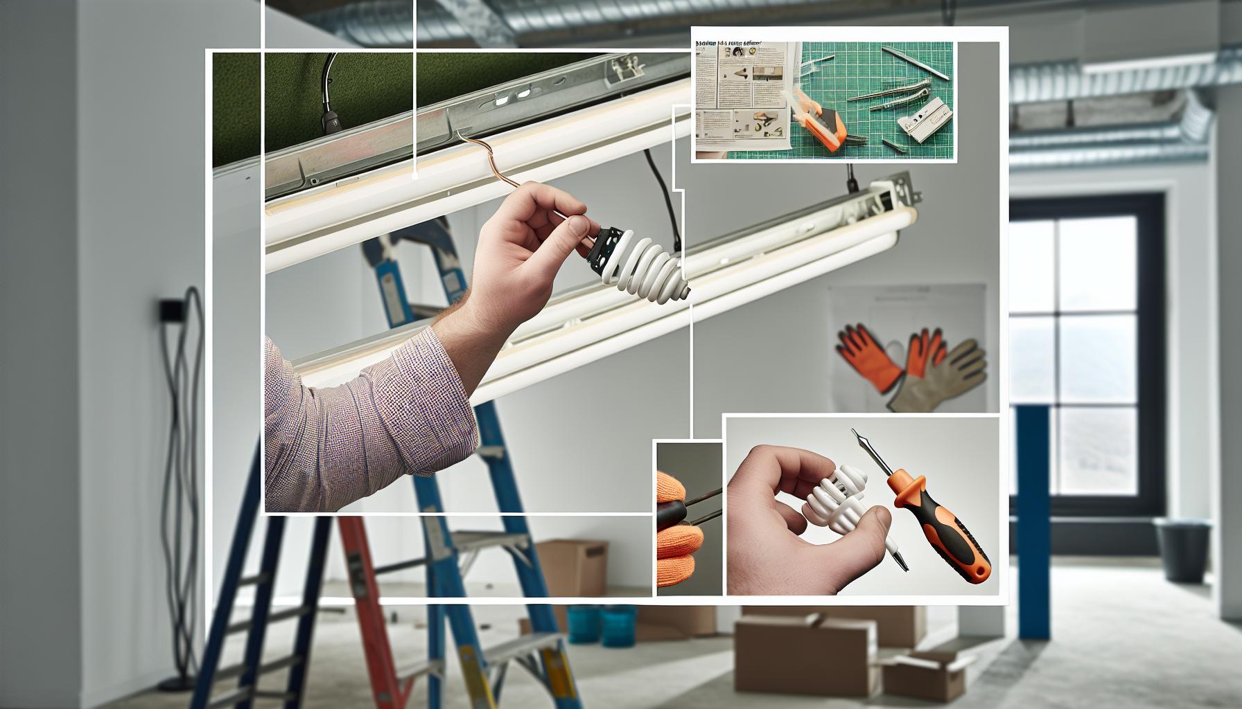 Pasos para Reemplazar el Arrancador de la Lámpara