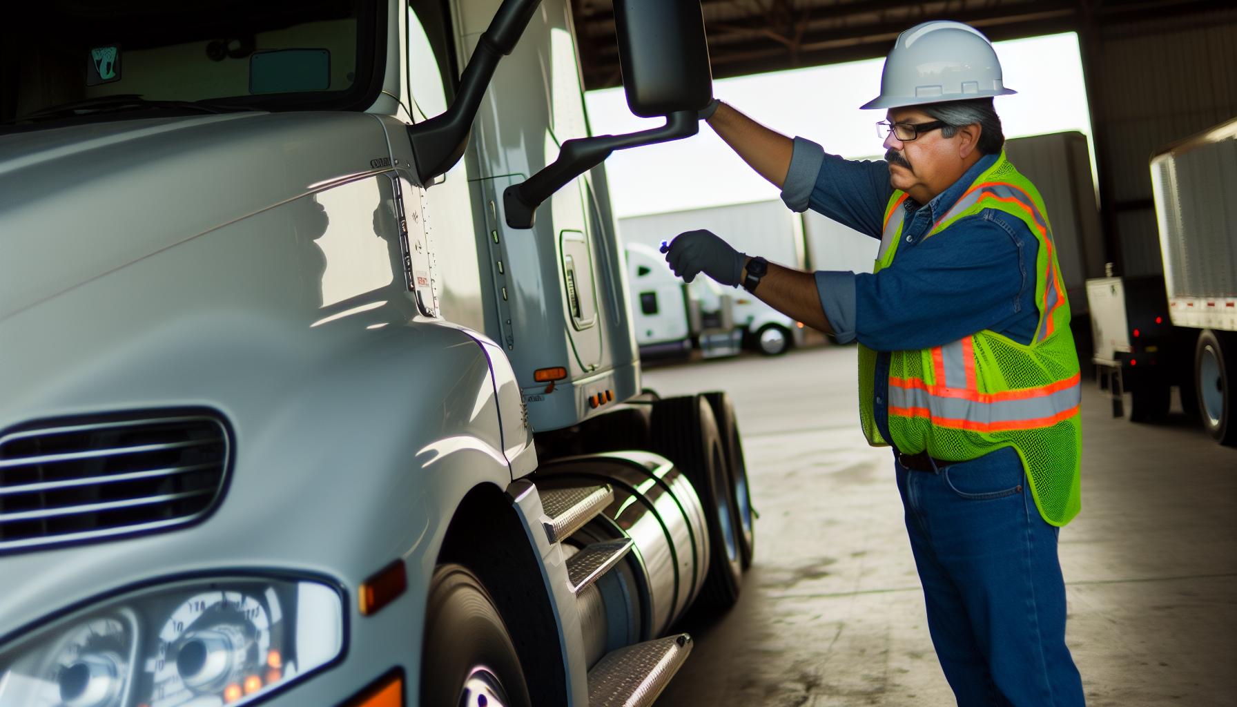 Preparativos antes de arrancar el camión
